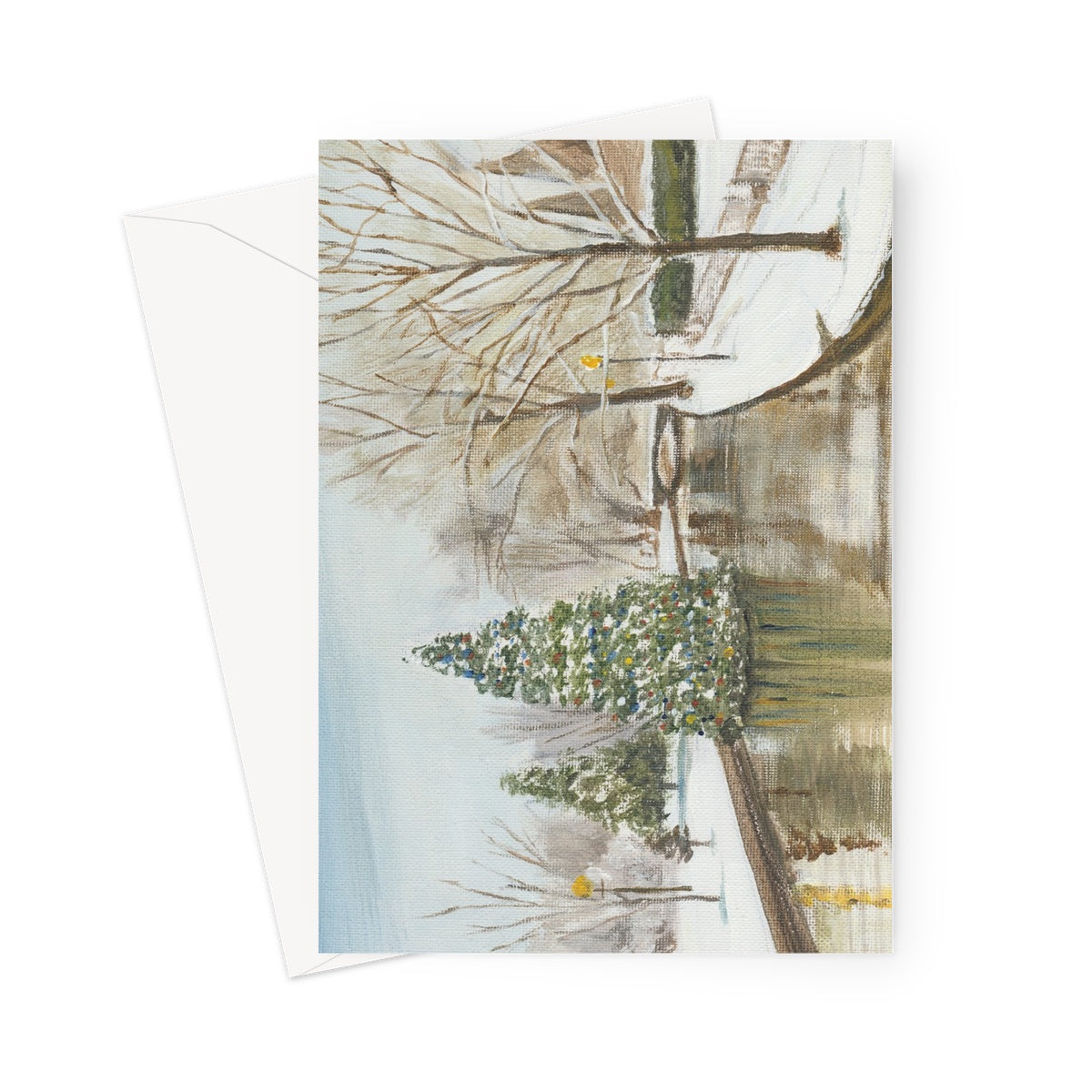 Christmas in Bourton-on-the-Water Greeting Card