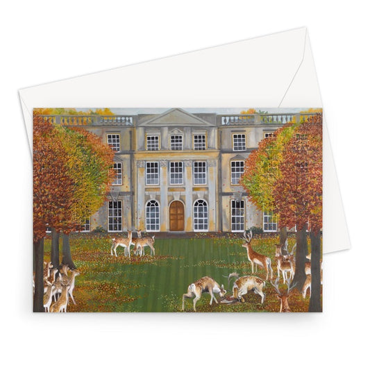 Barnsley Park in Autumn Greeting Card