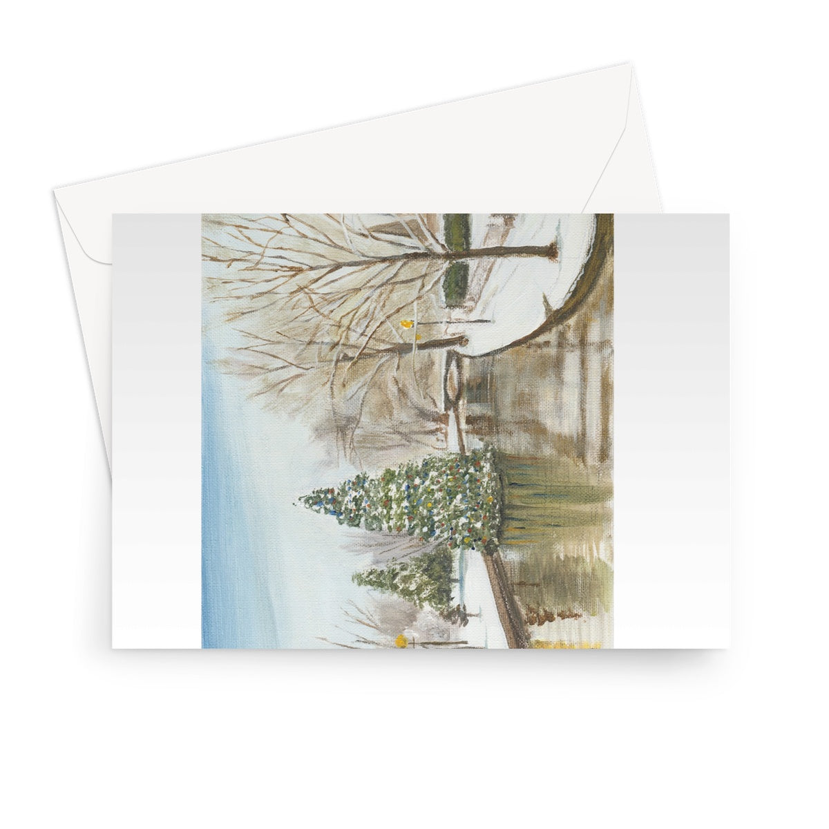 Christmas in Bourton-on-the-Water Greeting Card