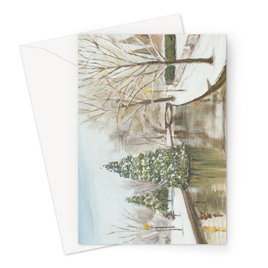 Christmas in Bourton-on-the-Water Greeting Card
