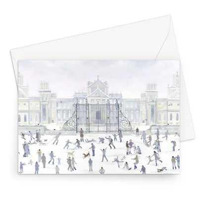 Blenheim Palace in Winter Greeting Card