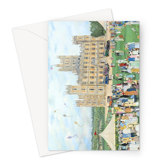 Highclere Castle as used in Downton Abbey Greeting Card