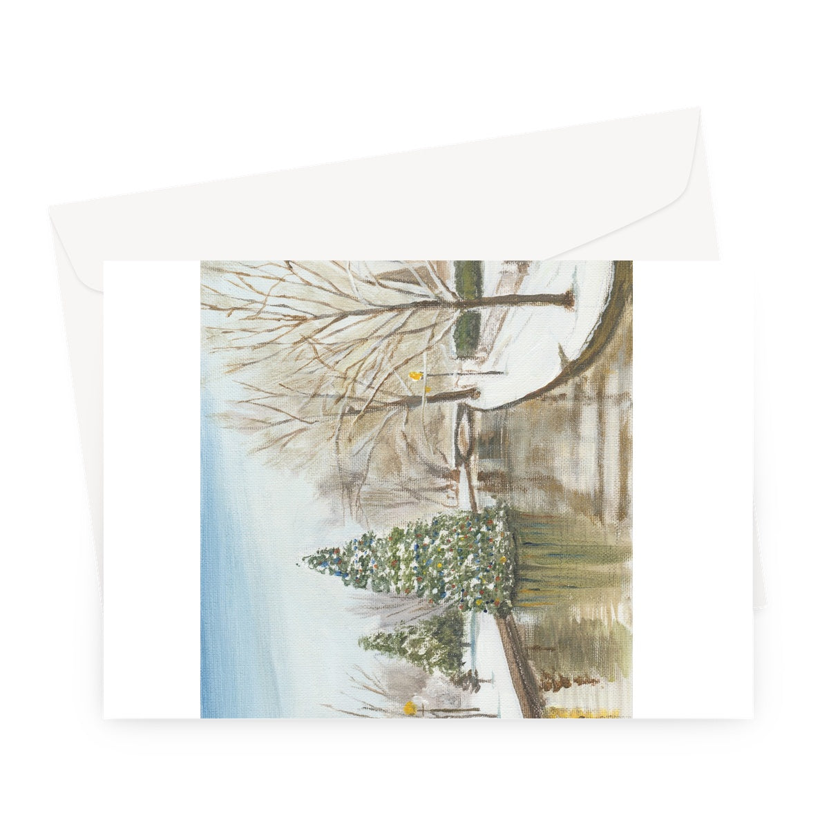 Christmas in Bourton-on-the-Water Greeting Card